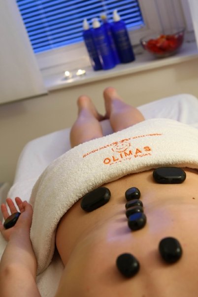 Hot-stones (Volcanic) massage, Olimas salon Belgrade